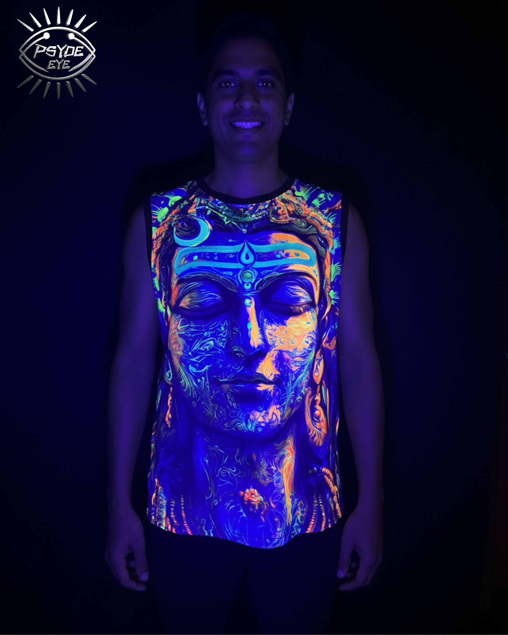 NEON UV REACTIVE MEN'S TANK TOP