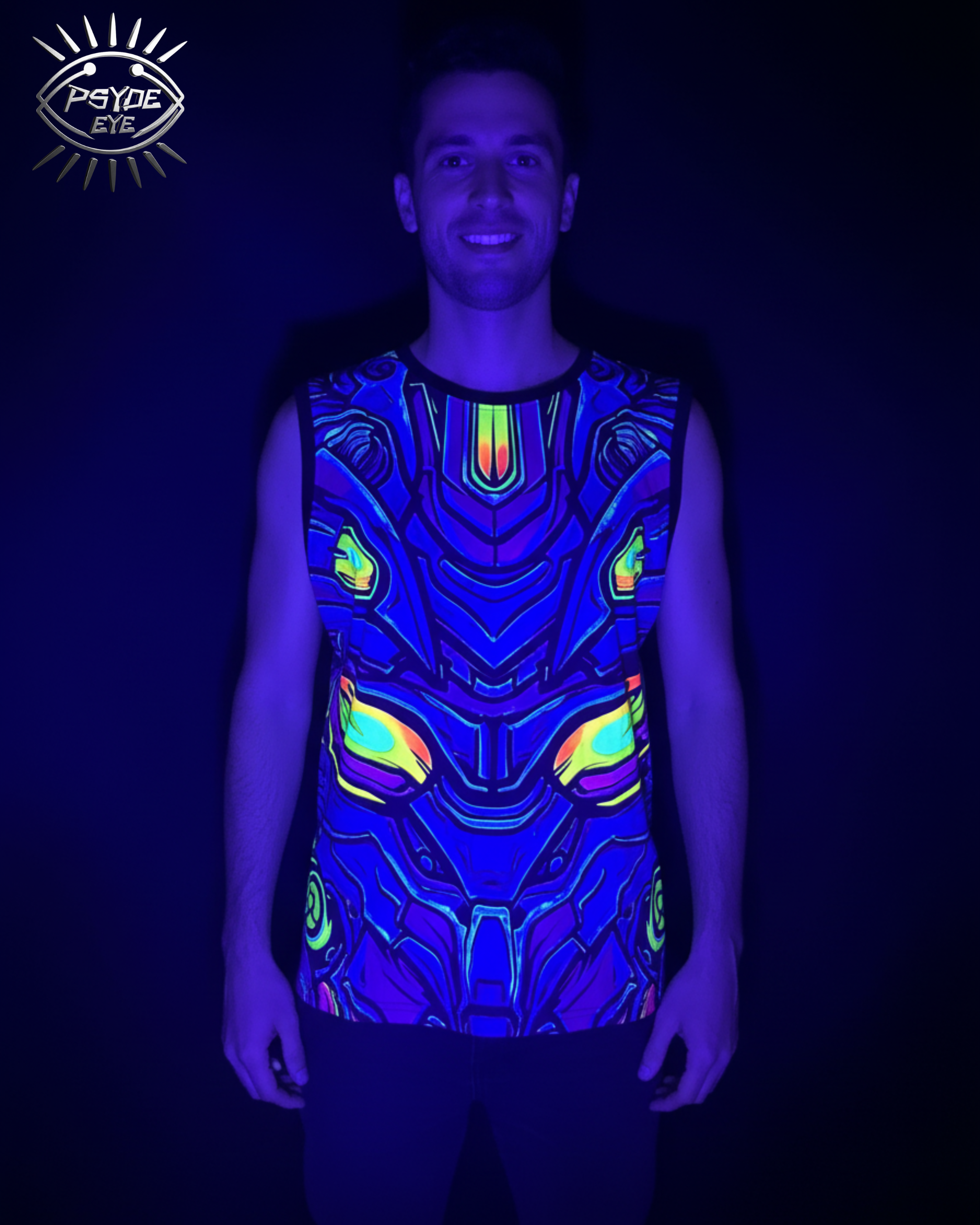 NEON UV REACTIVE MEN'S TANK TOP