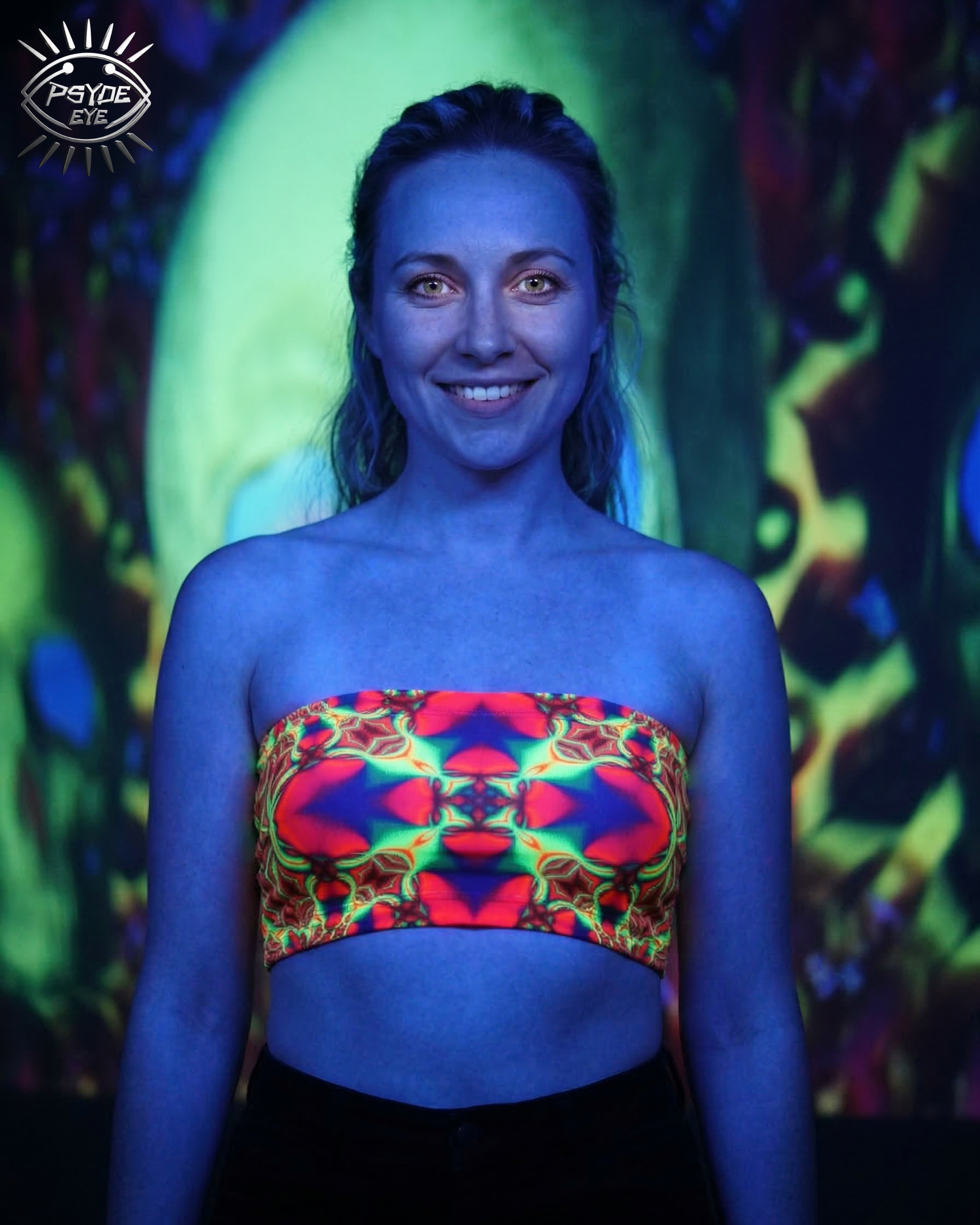 NEON UV REACTIVE WOMEN'S TUBE TOP