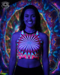 NEON UV REACTIVE WOMEN'S CROP TOP
