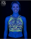 NEON UV REACTIVE WOMEN'S CROP TOP