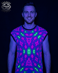 NEON UV REACTIVE MEN'S TANK TOP