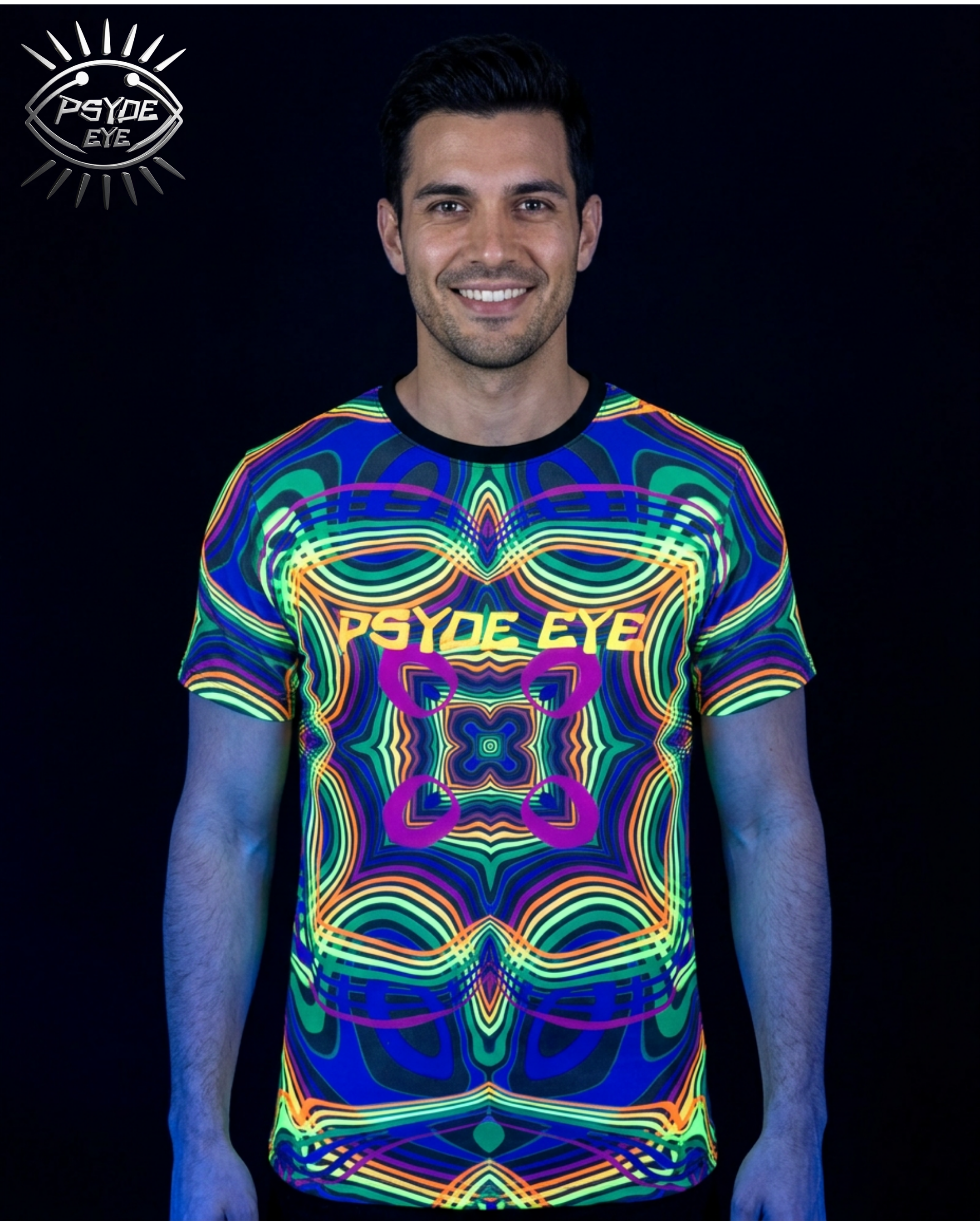 NEON UV REACTIVE MEN'S T-SHIRT