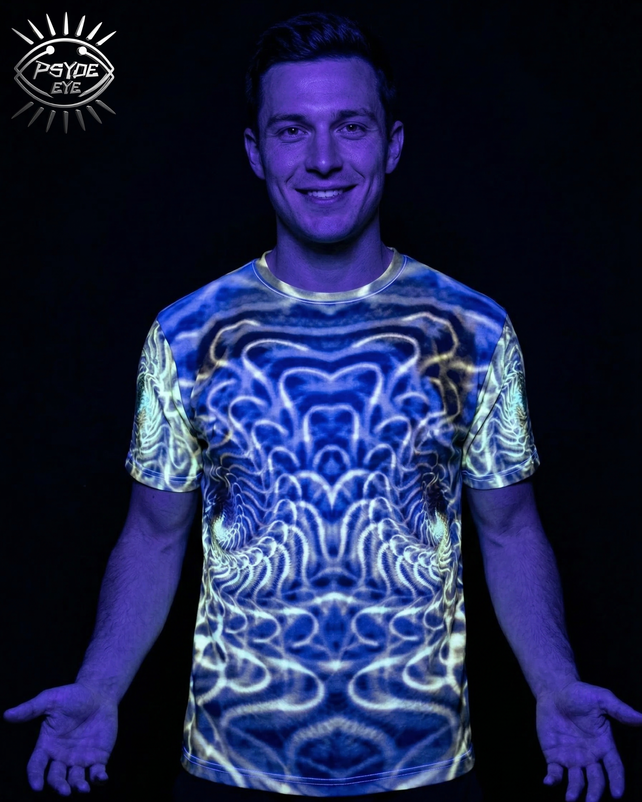 NEON UV REACTIVE MEN'S T-SHIRT