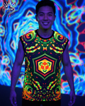 NEON UV REACTIVE MEN'S TANK TOP