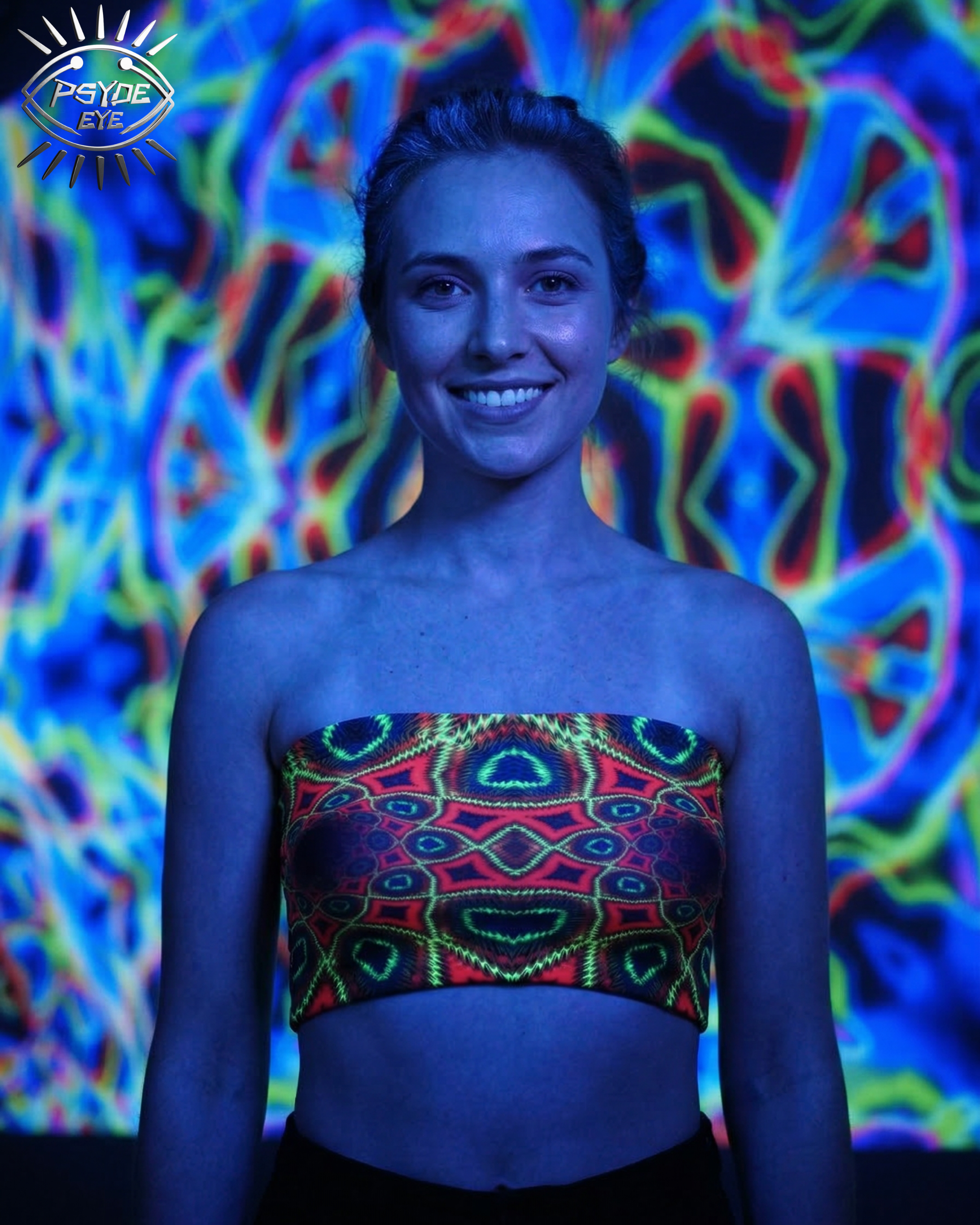 NEON UV REACTIVE WOMEN'S TUBE TOP