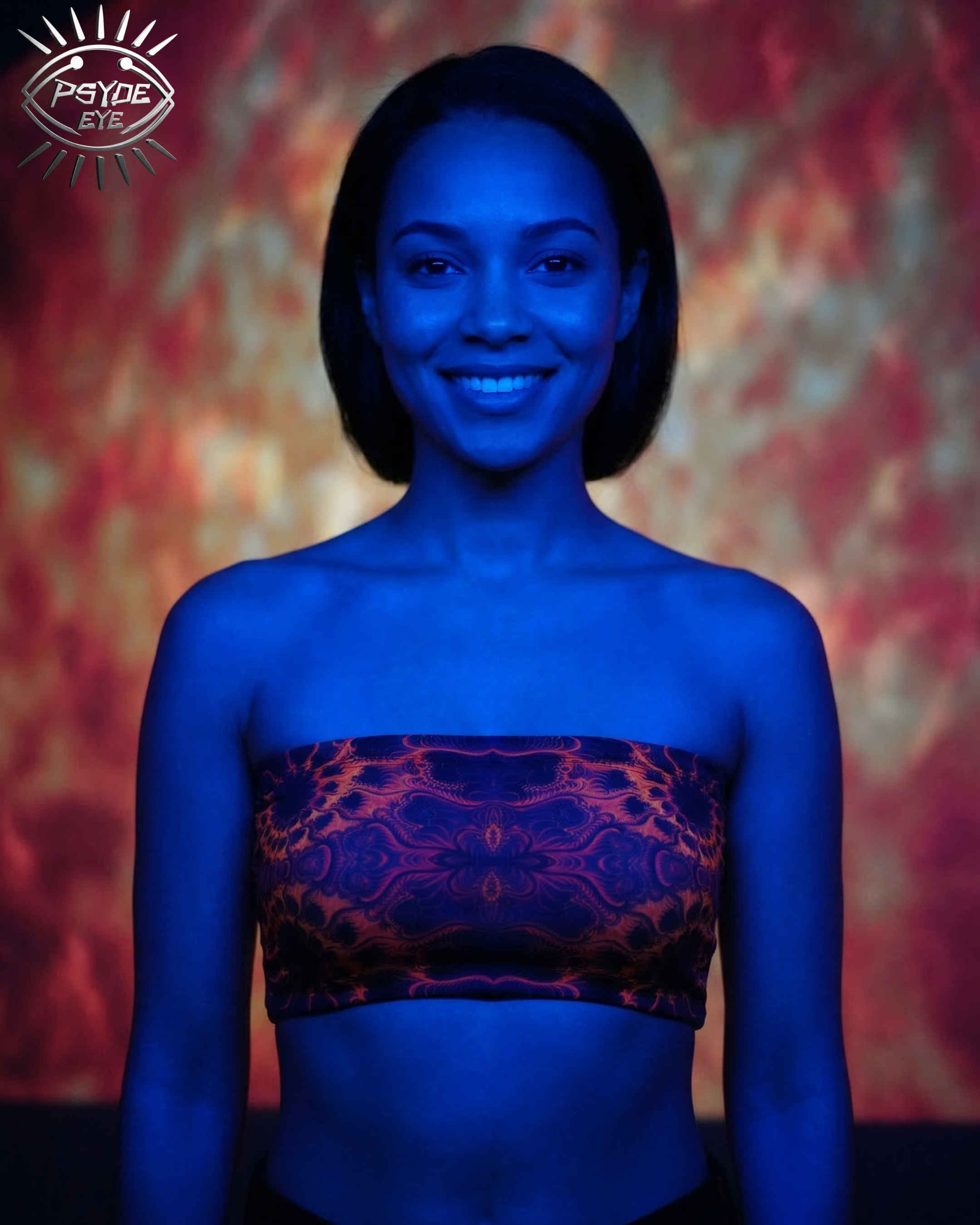 NEON UV REACTIVE WOMEN'S TUBE TOP