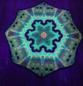 PSYDE EYE NEON DAPO SPINNER – UV REACTIVE FLOW ART PROP (240 GRAM)