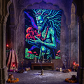 PSYDE EYE NEON AGHORI TAPESTRY – UV REACTIVE