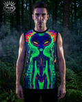NEON UV REACTIVE MEN'S TANK TOP