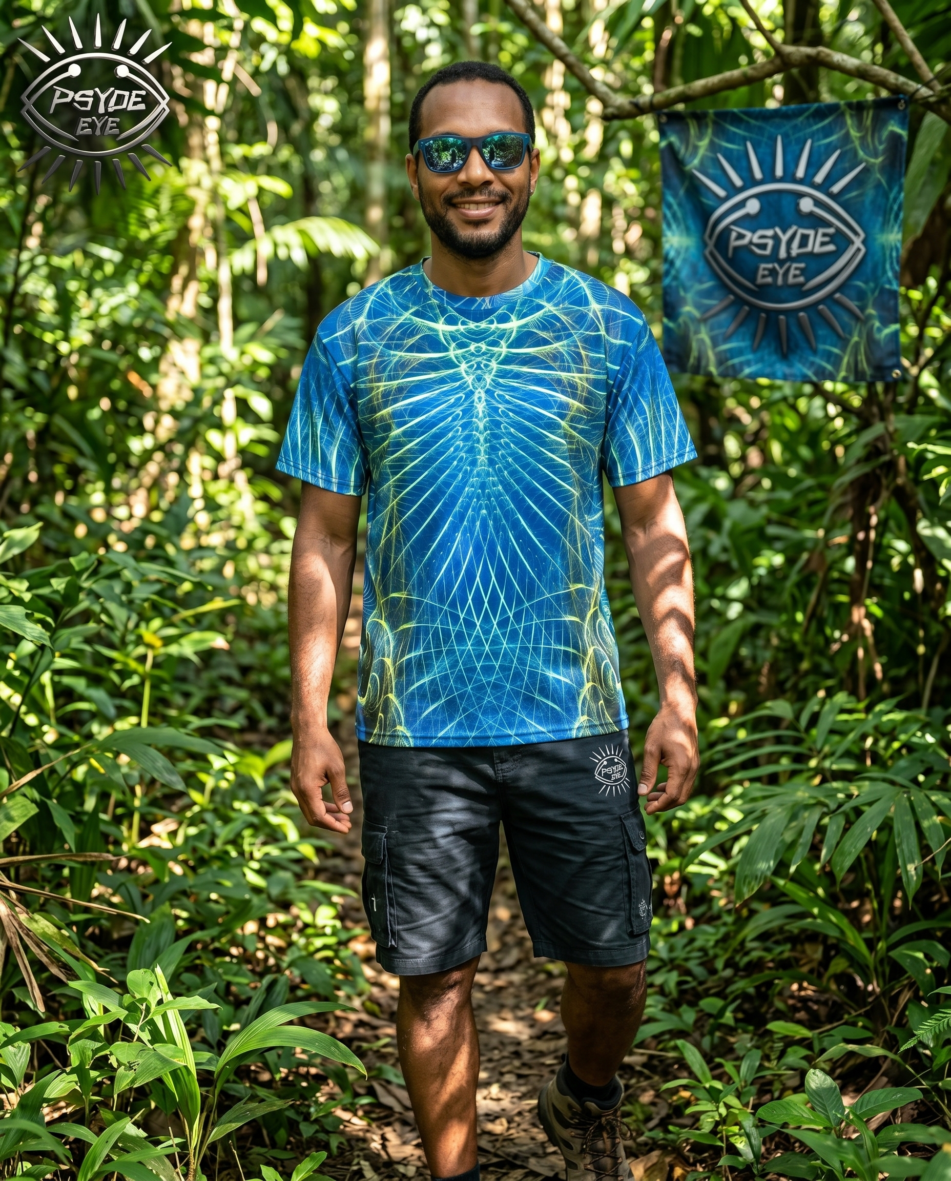 NEON UV REACTIVE MEN'S T-SHIRT