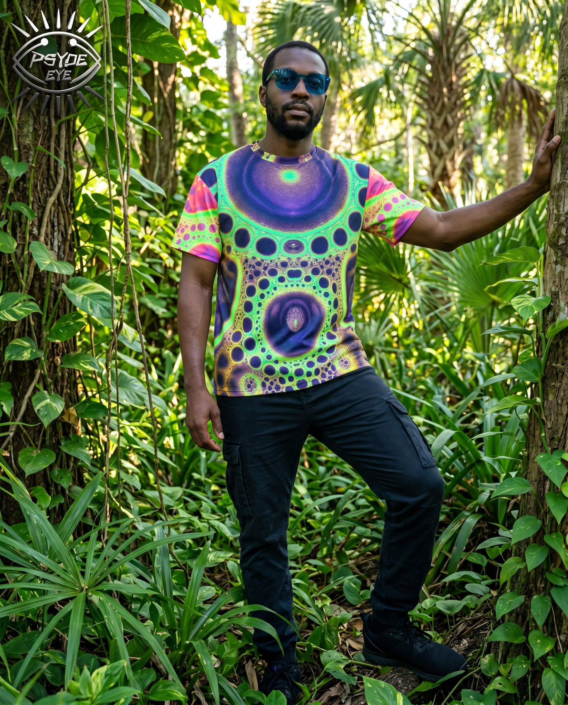 NEON UV REACTIVE MEN'S T-SHIRT